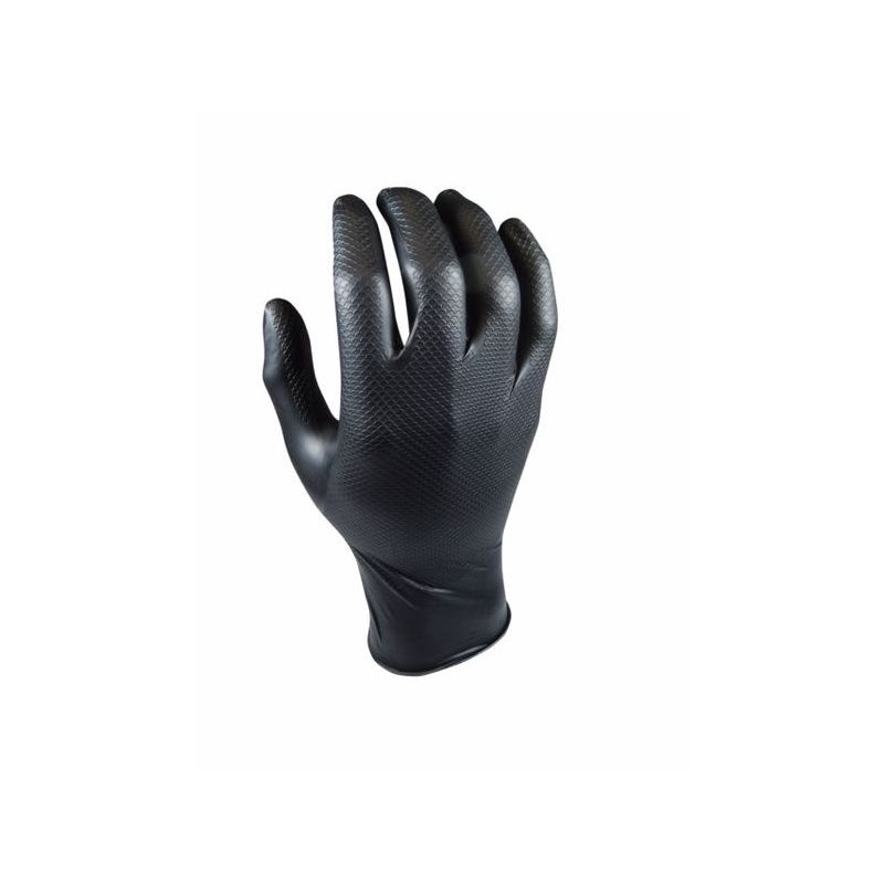 GUANTE DESECHABLE M08 ESCAMADO NITR. NE GRIPAZZ 50 PZ