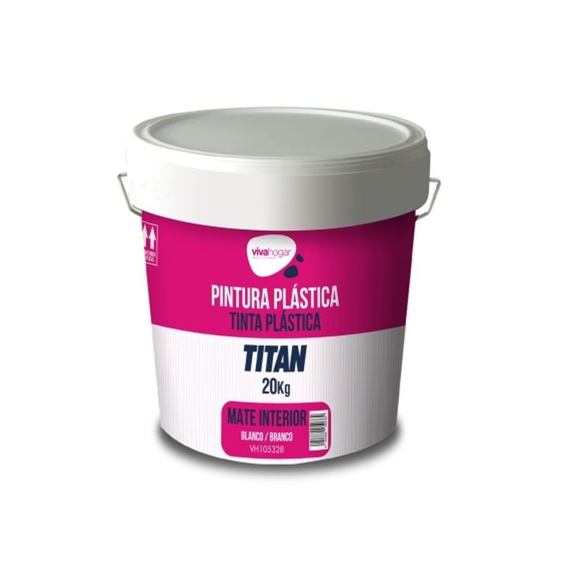 PINTURA PLAST MATE 20 KG BL INT. VIVAHOGAR VH