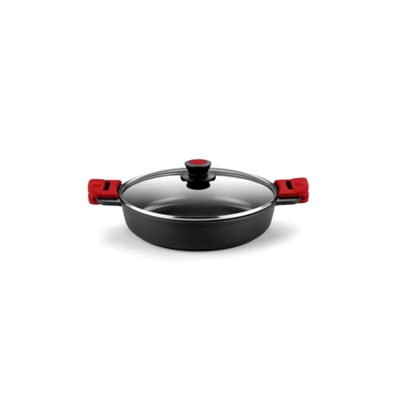 CACEROLA BAJA 32CM C/TAPA IND AL/FU PREMIERE BRA
