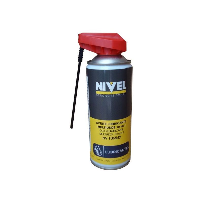 ACEITE LUBRICANTE MULTI. SPRAY 10 EN 1 NIVEL 400 ML
