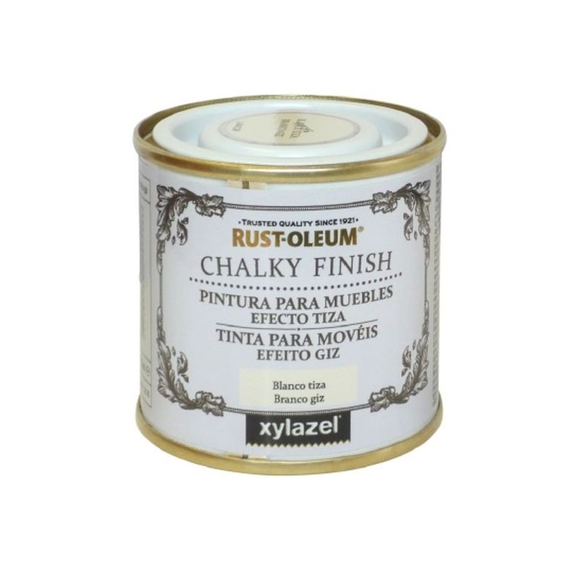 PINTURA AL AGUA PARA MUEBLES CHALKY EFECTO TIZA GR/INV RUST-