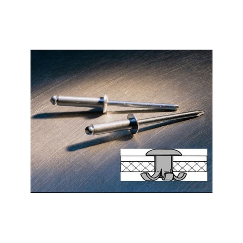 REMACHE FIJ FLOR 4,8X20MM AL/AC ALUM GESIPA 250 PZ
