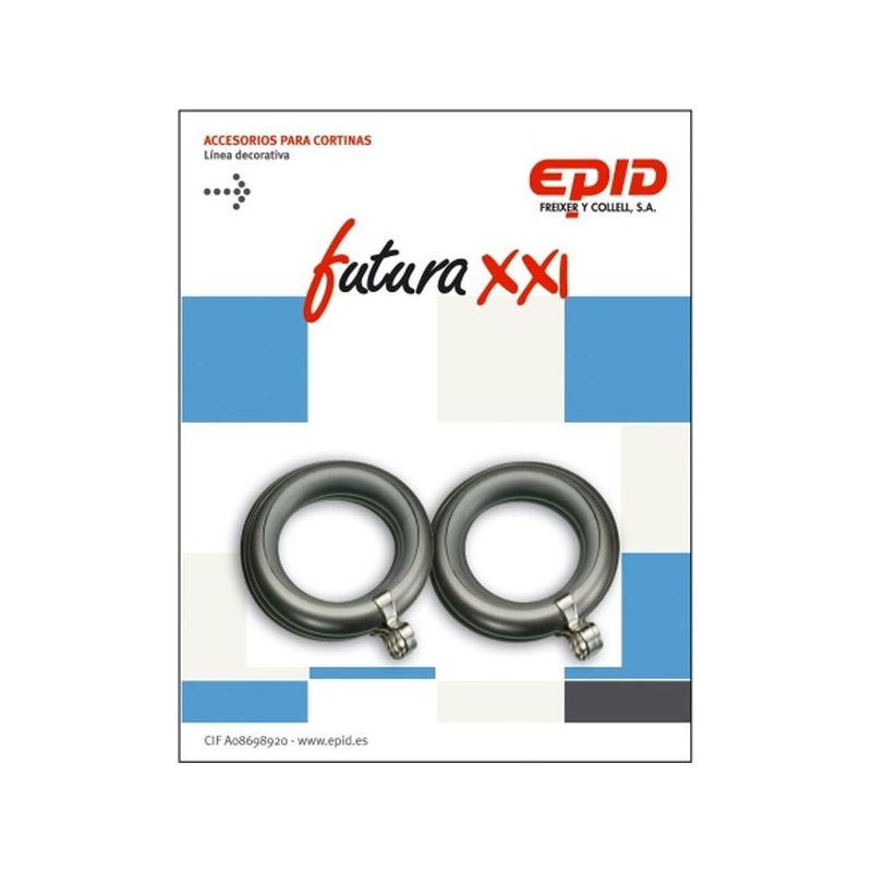 ANILLA CORTINA 19MM HOGAR EPID MET NIQ FUTURA 21 2160026310