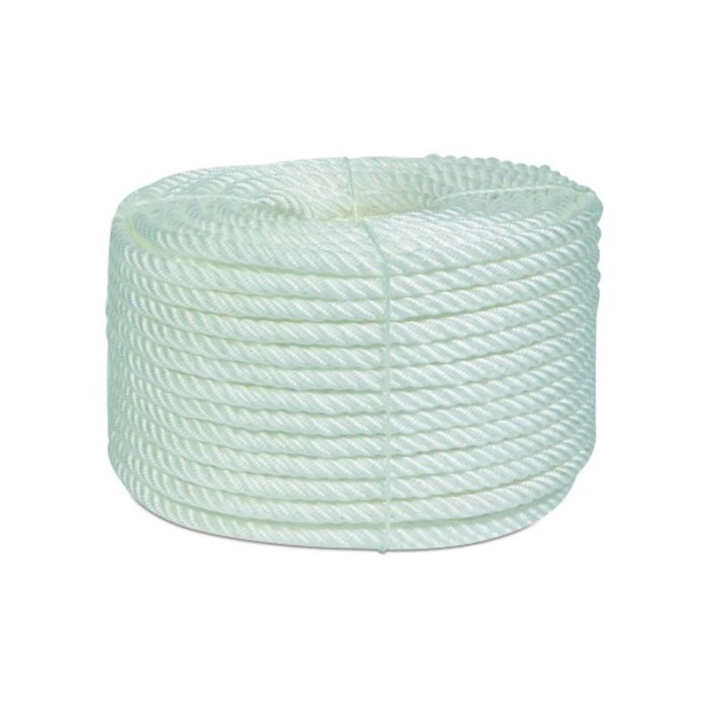 CUERDA TORCIDA 08MM PP BL 4 CABOS HYC 100 MT
