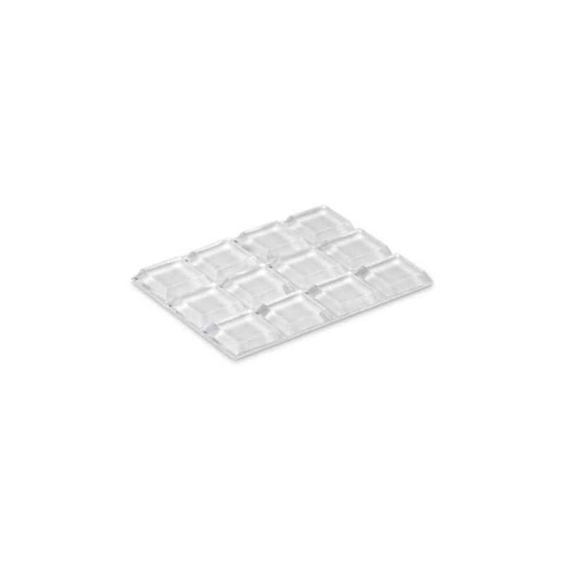 TOPE PROT.GOLPES 13x13x3MM ADH ANTIDESL TRA GOTA INOFIX