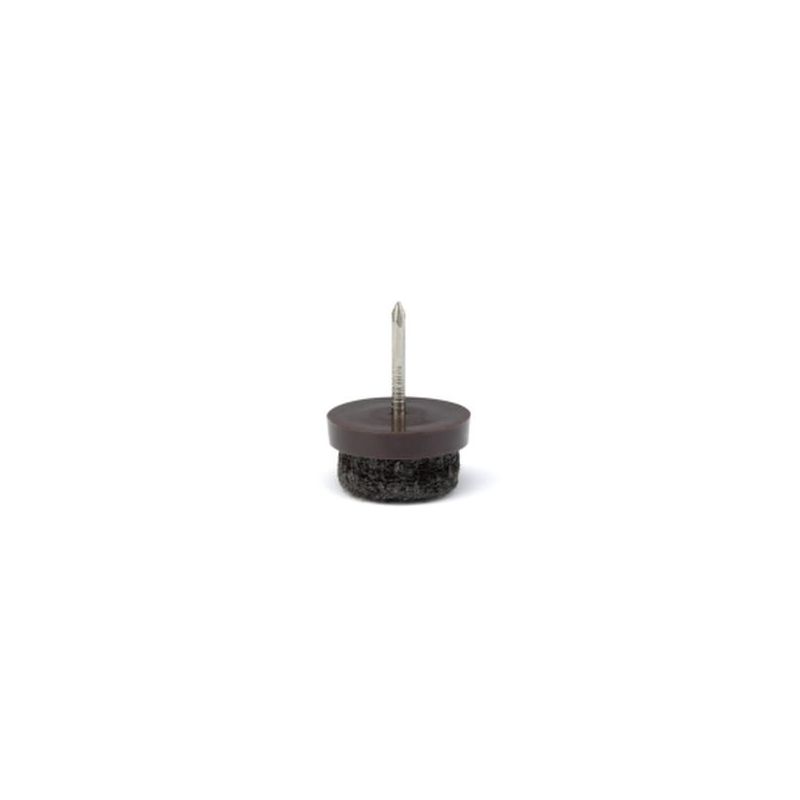 DESLIZADOR MUEB Ø17MM PATIN CLAVO PL/FIELT MARR INOFIX 8 PZ