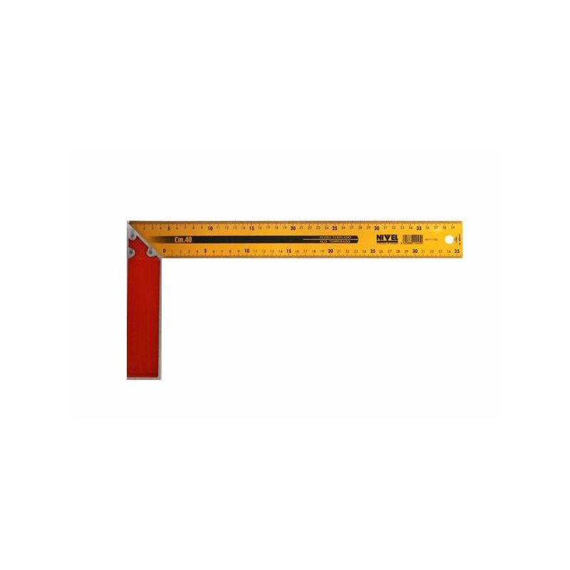 ESCUADRA MEDIC CARPINTERO 400MM ALU NIVEL