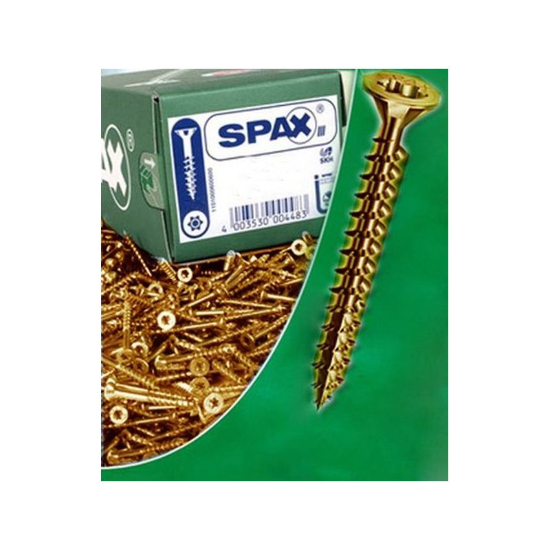 TORNILLO R/MAD. 04X030MM BICROMAT. SPAX 1.000 PZ