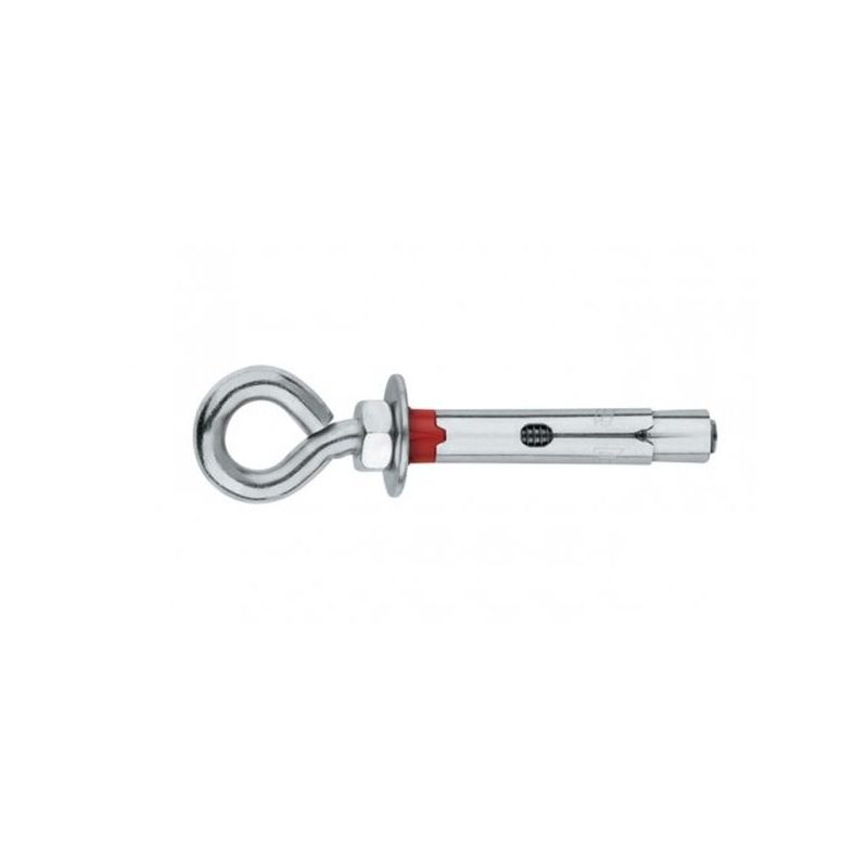 ANCLAJE GANCHO CERR. 12x080MM Ø 16MM MET. CINC 25 PZ INDEX