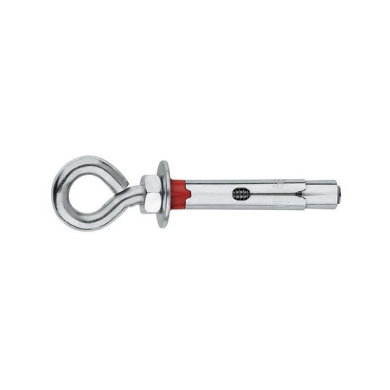 ANCLAJE GANCHO CERR. 06x045MM Ø 08MM MET. CINC 100 PZ INDEX
