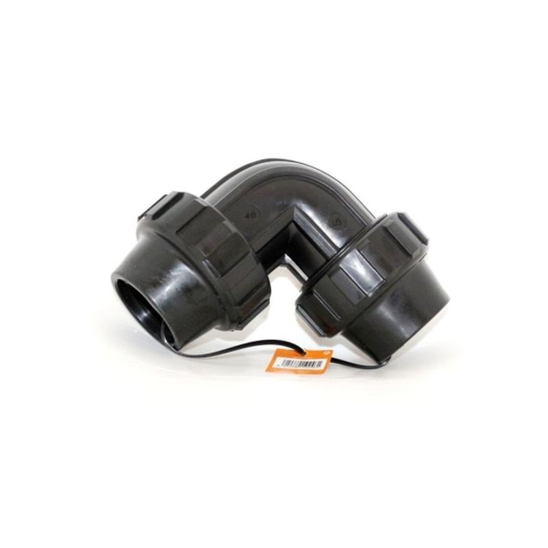 CODO RIEGO 90§ IGUAL 40 MM FIT PP NATUUR