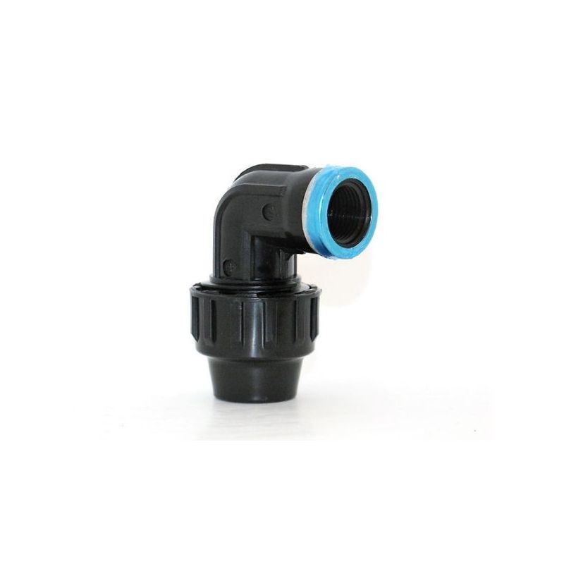 CODO RIEGO 90§ R/H Ø 32MM-1&quot; FIT PP NATUUR