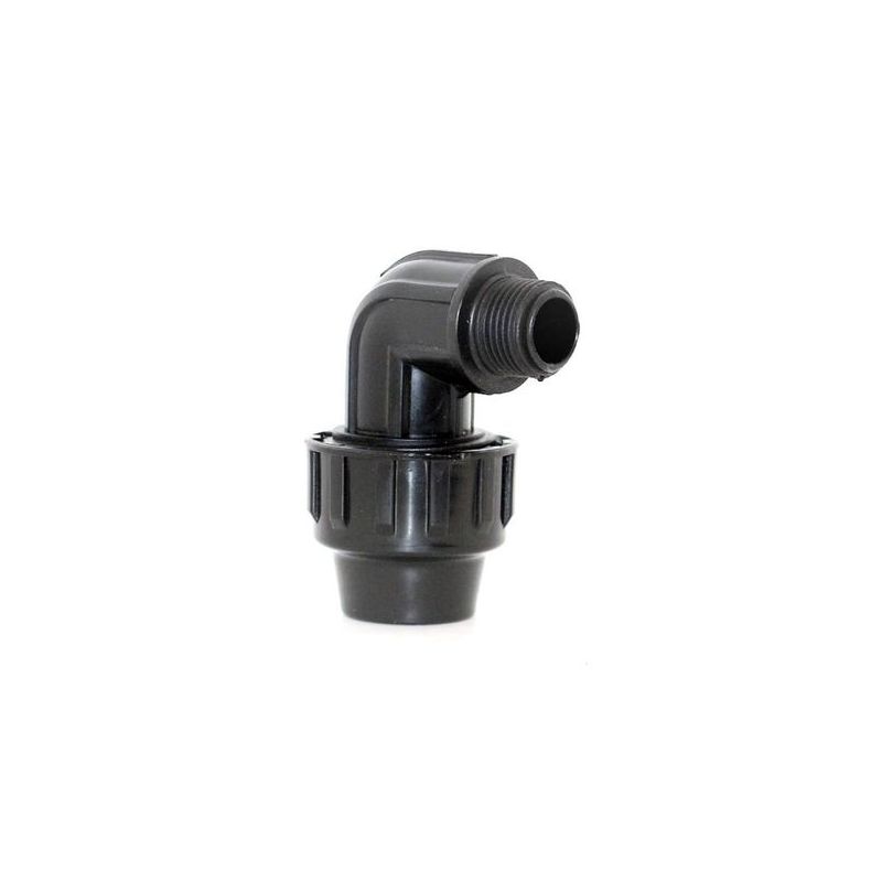 CODO RIEGO 90§ R/M Ø 20MM-1/2&quot; FIT PP NATUUR