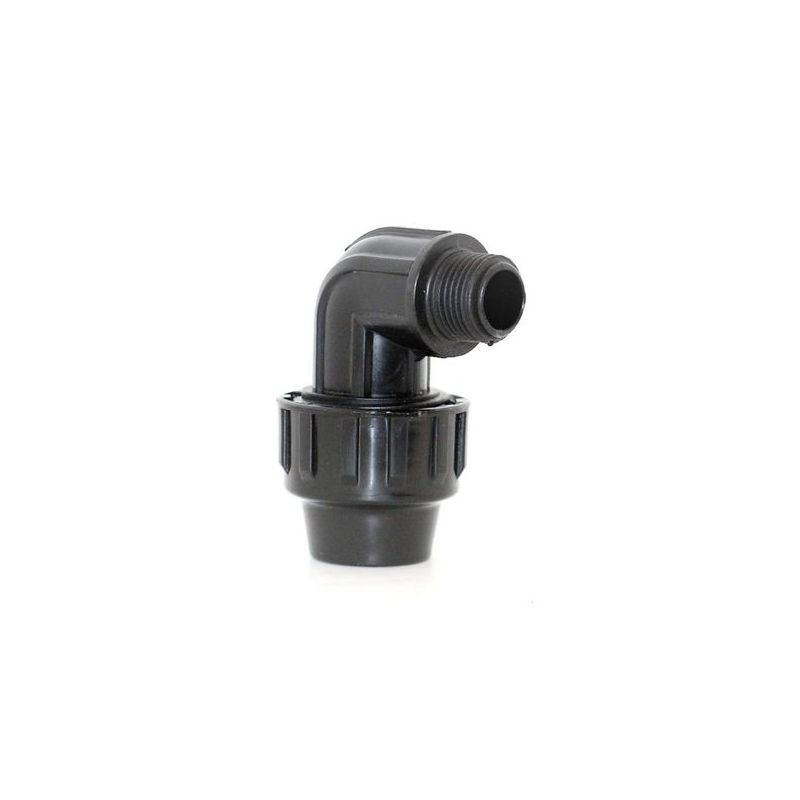 CODO RIEGO 90§ R/M Ø 32MM-1&quot; FIT PP NATUUR