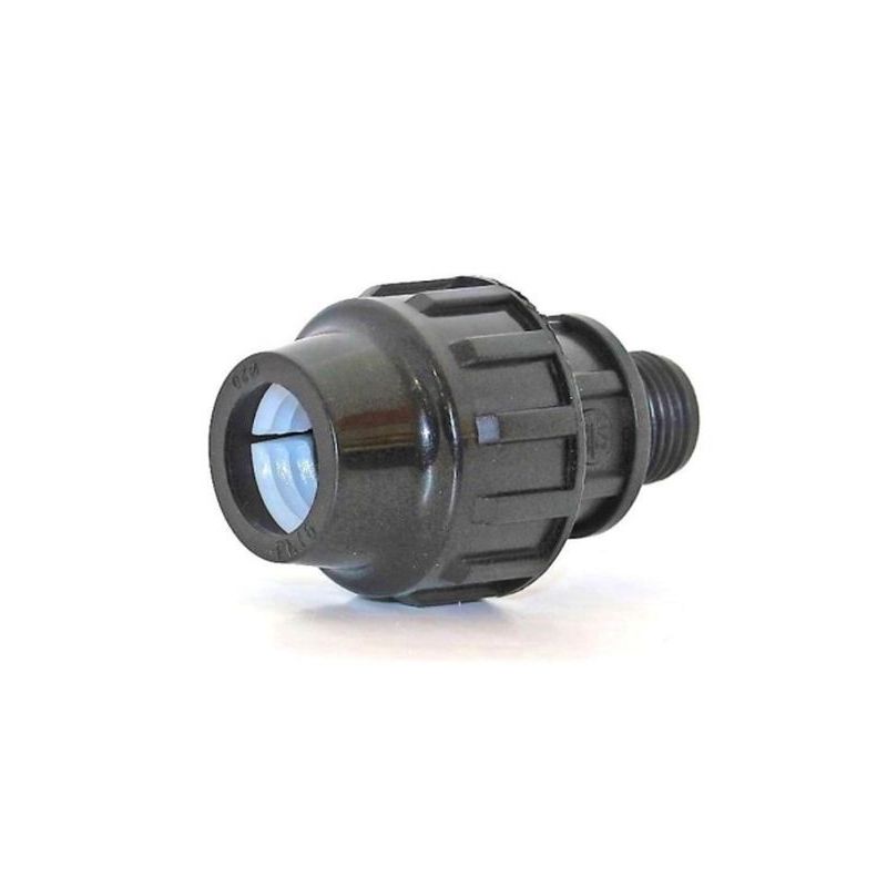 ENLACE RIEGO MANG M Ø 20MM-1/2&quot; ROSC FIT PP NATUUR