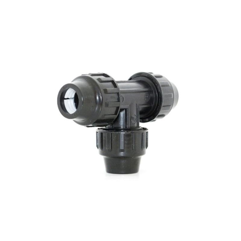 CONECTOR RIEGO EN T 20MM IGUAL FIT PP NATUUR
