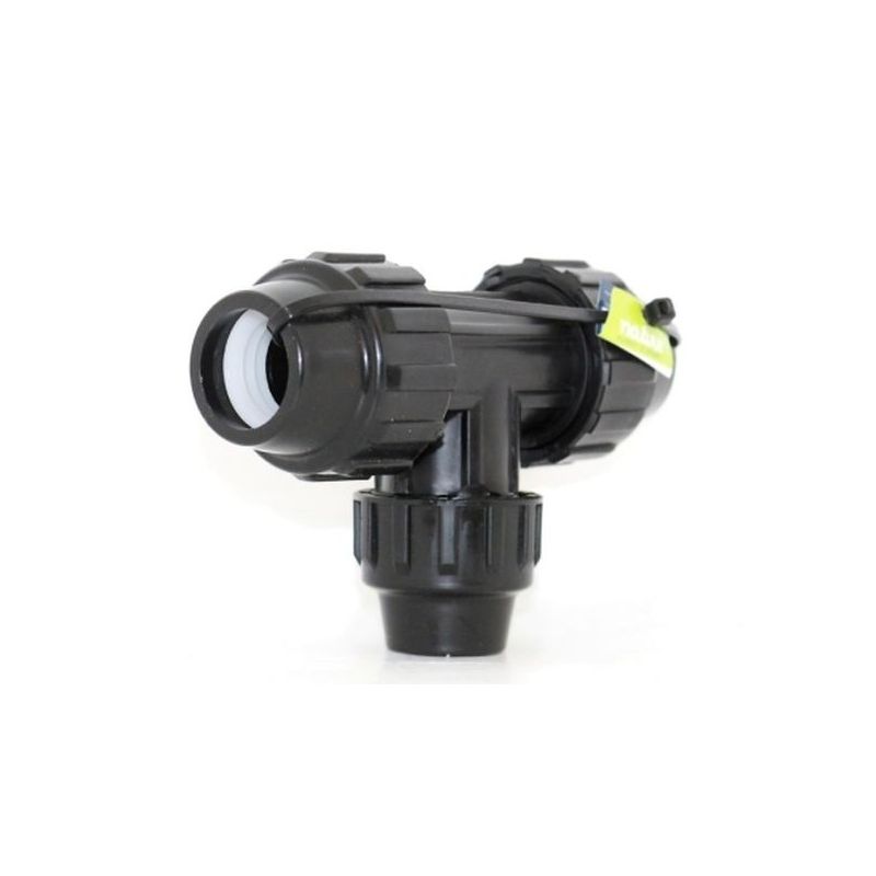 CONECTOR RIEGO EN T 40MM IGUAL FIT PP NATUUR