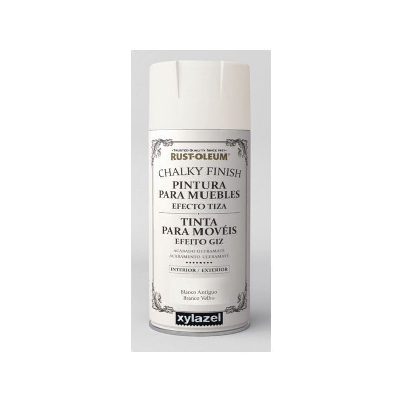 PINTURA ACRIL PARA MUEBLES CHALKY EFECTO TIZA BL/ANT RUST-OL