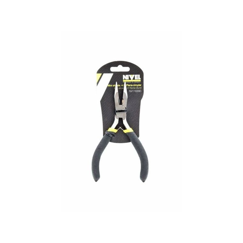 ALICATE MINI B/PLANA 4,5&quot; SEMICIR NIVEL