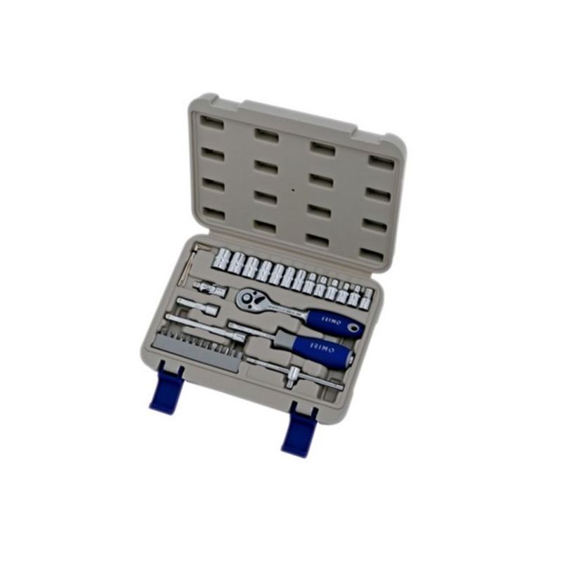 LLAVE VASO HEXAG. 1/4&quot; +PUNTAS IRIMO 35 PZ