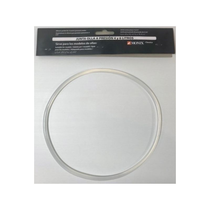 GOMA OLLA PRES 22CM SILIC CLASSICA 4/6LT MONIX BRA