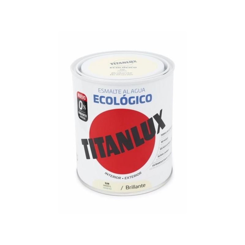 ESMALTE ACRIL BRI. 750 ML MARF AL AGUA ECOLOGICO TITANLUX