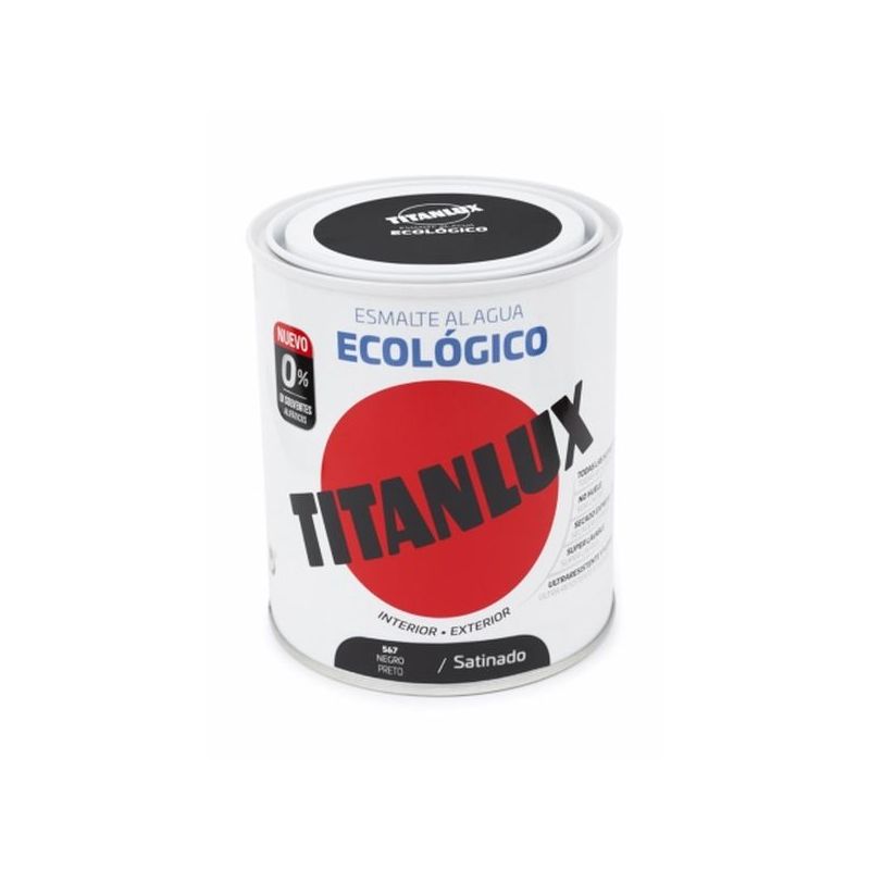 ESMALTE ACRIL SAT. 750 ML NE AL AGUA ECOLOGICO TITANLUX