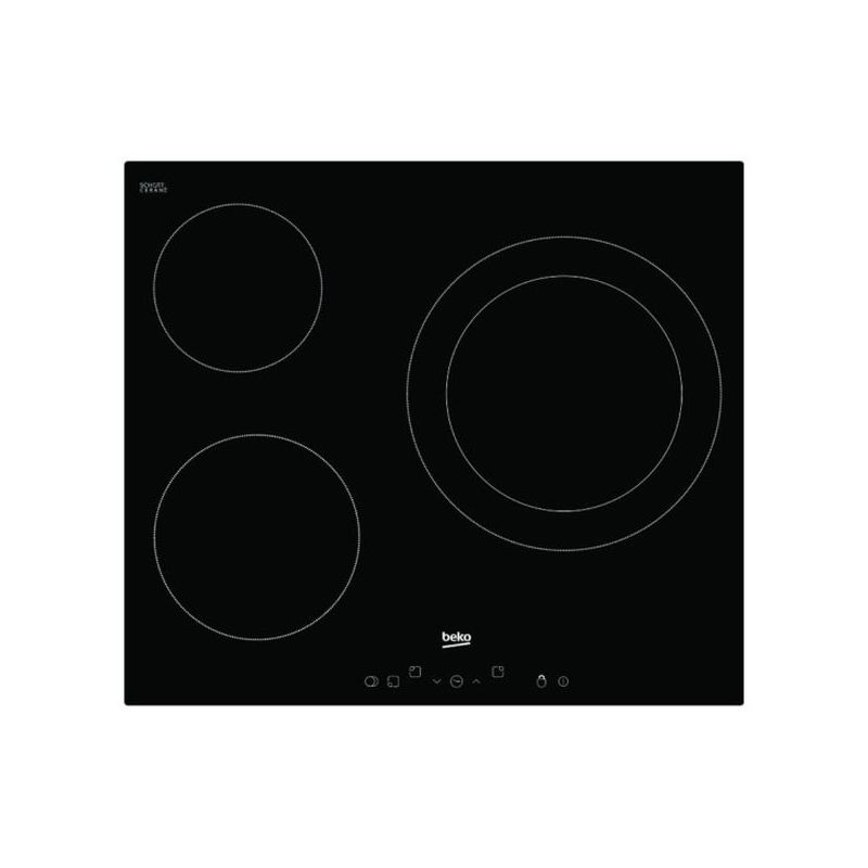 VITROCERAMICA COC 3 ZONAS 58X51X5,5CM NE BEKO