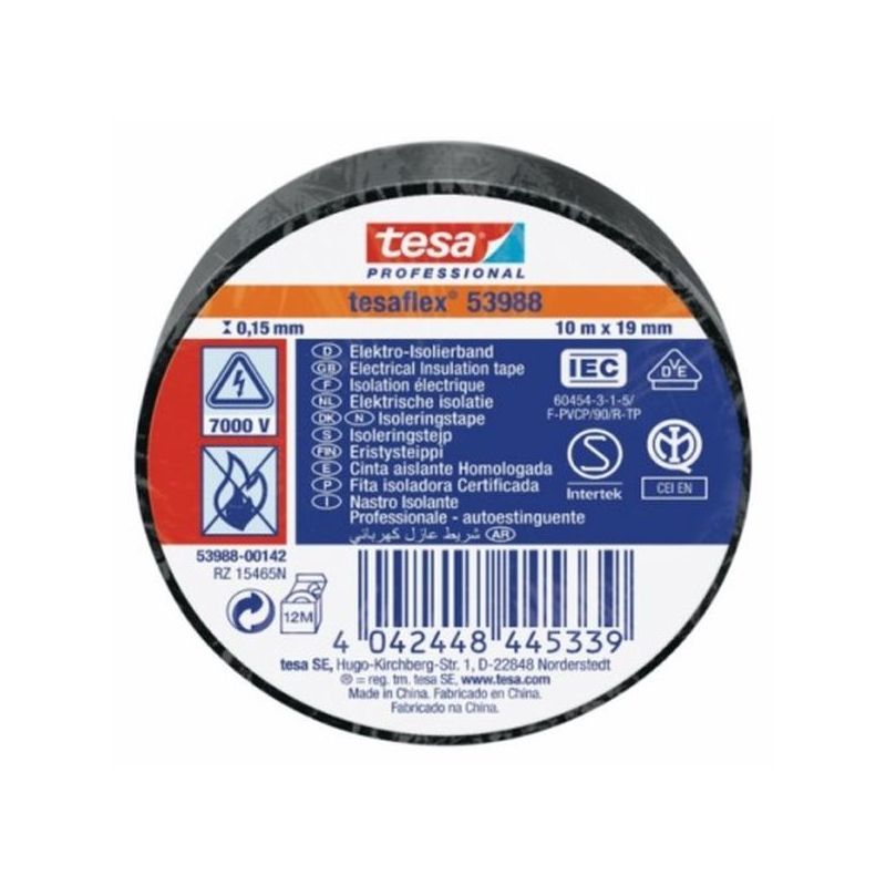CINTA AISL. 10MT X 19MM TESATAPE PVC NE 53988-00142-00