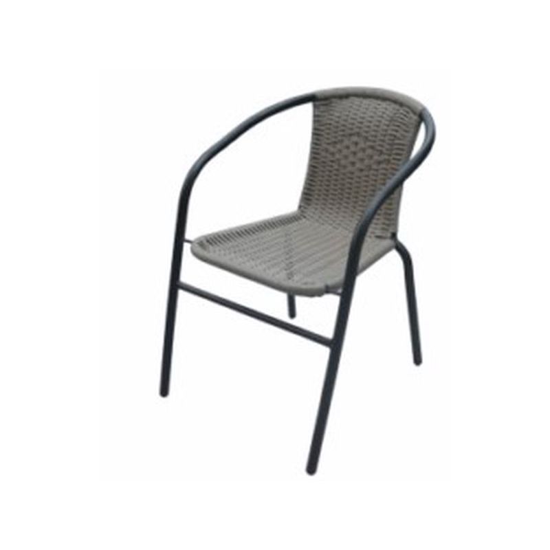 SILLA JARD 53X58X75CM NATUUR HIERRO/RATAN GR/CL NT123425