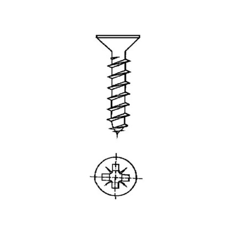 TORNILLO R/MAD. 04,5X35MM BICROMAT. NIVEL 14 PZ