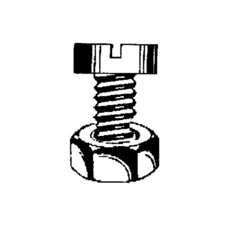 TORNILLO R/METR. 84 04X20MM M4 CINC NIVEL 24 PZ