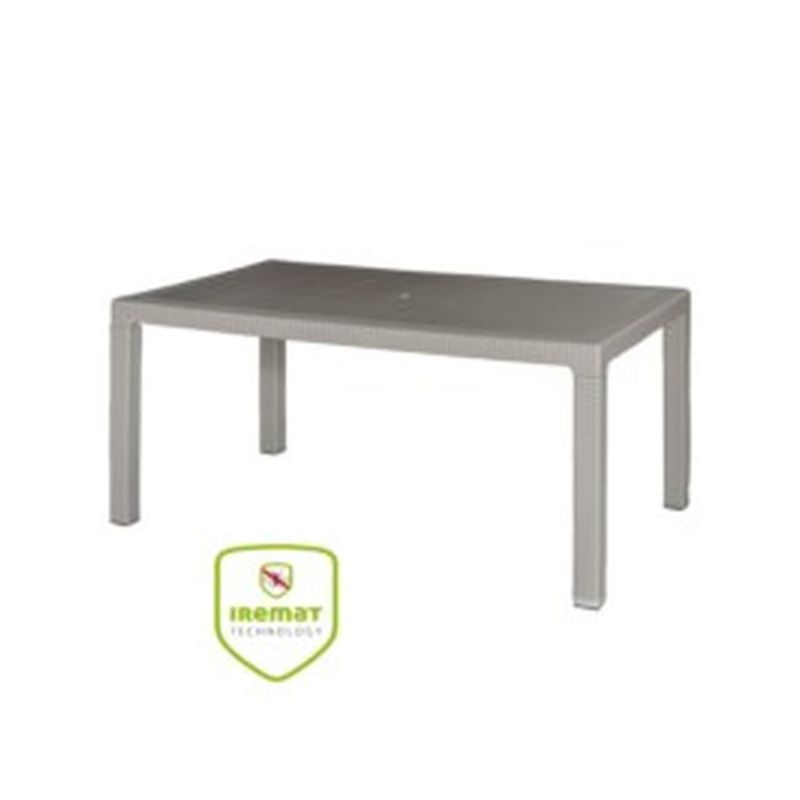 MESA JARD 150X90X72CM ANTI INSECTOS TAUPE RES GARDEN LIFE