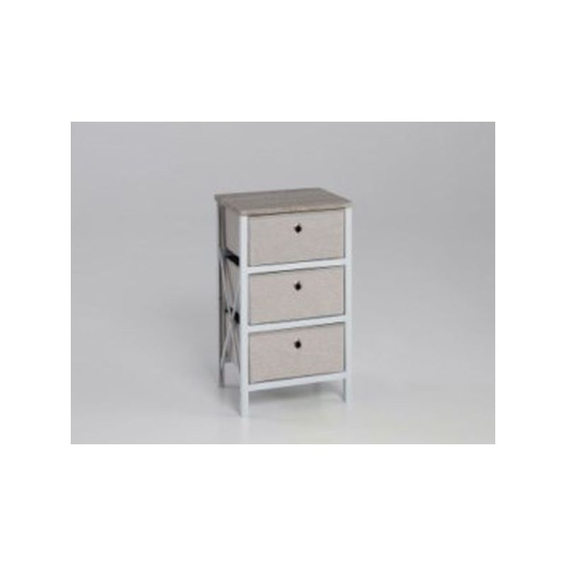 CAJONERA ORDEN 60X41X32CM ARMABLE MADERA / TELA GR CLOSET NO