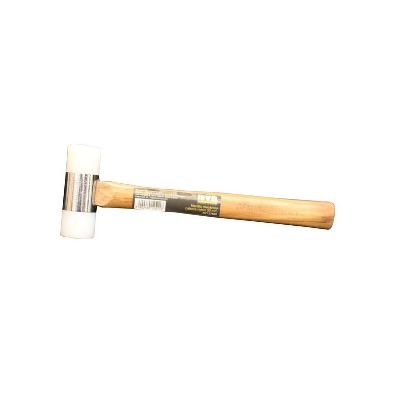 MARTILLO MECANICO 30 MM CABEZA NYLON NIVEL M/MAD NV127840