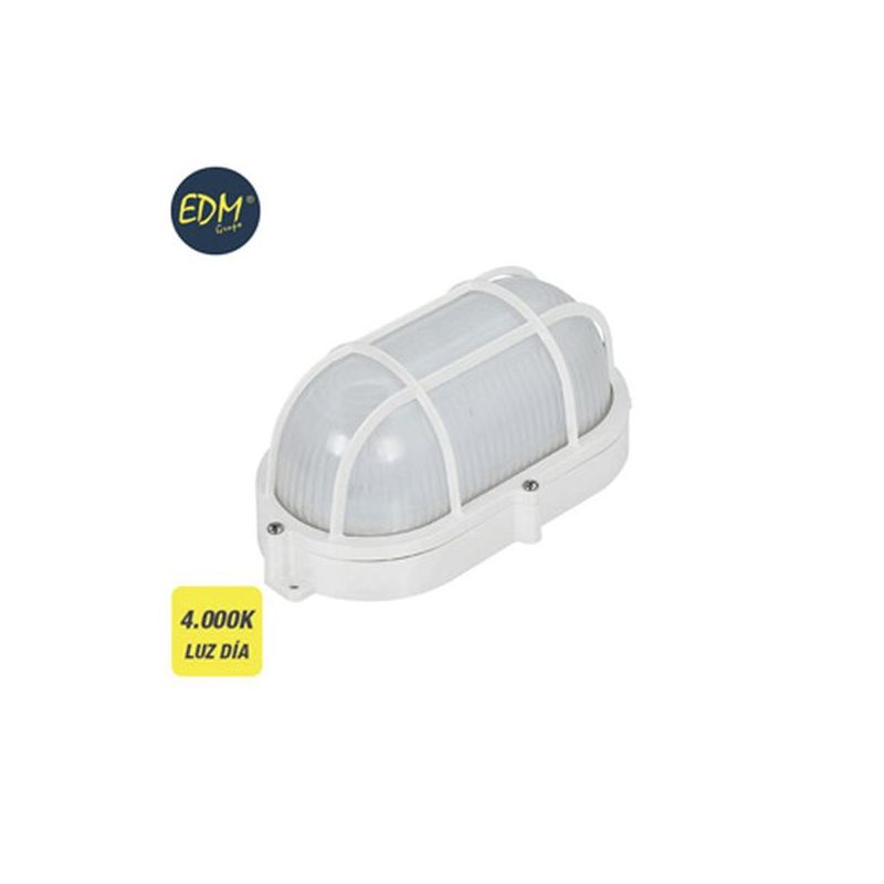 APLIQUE ILUMIN 9W 810LM 4000K IP65 EXT EDM PL BL OV REJ/PLAS