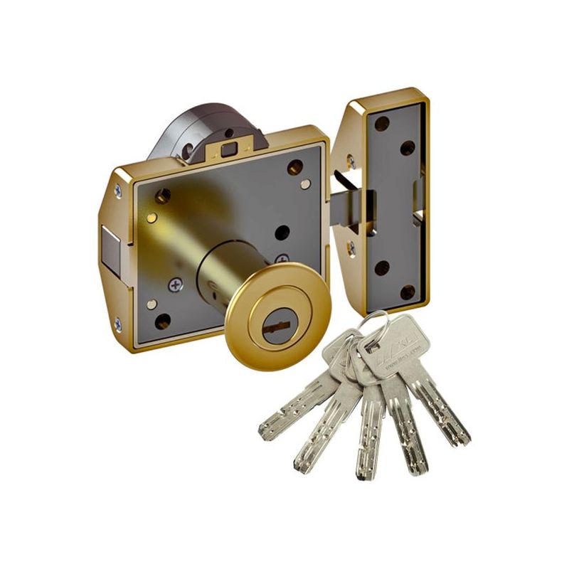 CERROJO ALTA SEGURIDAD LTDO. CON ALARMA REFOR LINCE