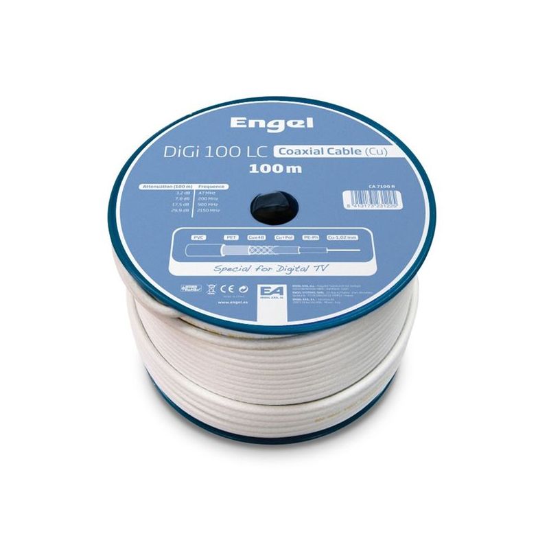 CABLE ANTENA 100MT COAXIAL AXIL BL PROF CA7100R UD