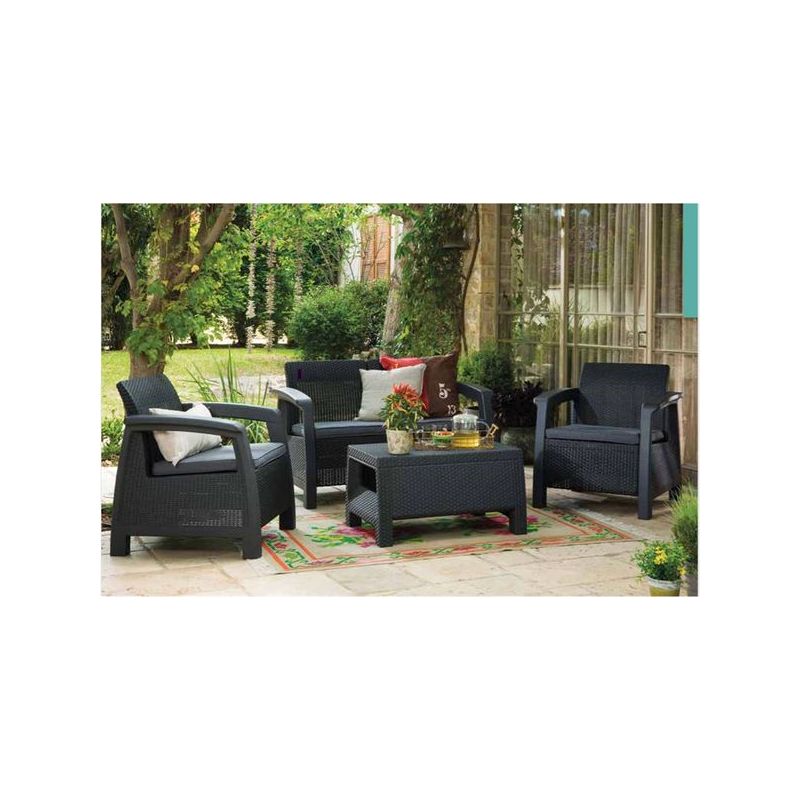 MUEBLE JARD KETER 1SOF 2SILL 227747 4 PZ