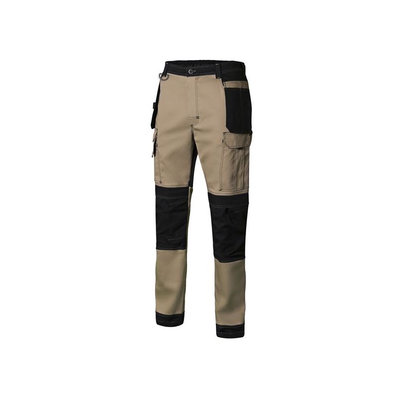 PANTALON TRABAJO XL CON REFUERZO 98%ALG 2%ELAST BE/NE CANVA