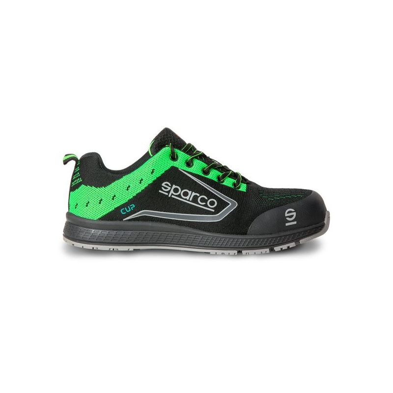 ZAPATO SEG T42 S1P-SRC PUNT.COMPOS. CUP NEGRA/VERDE SPARCO