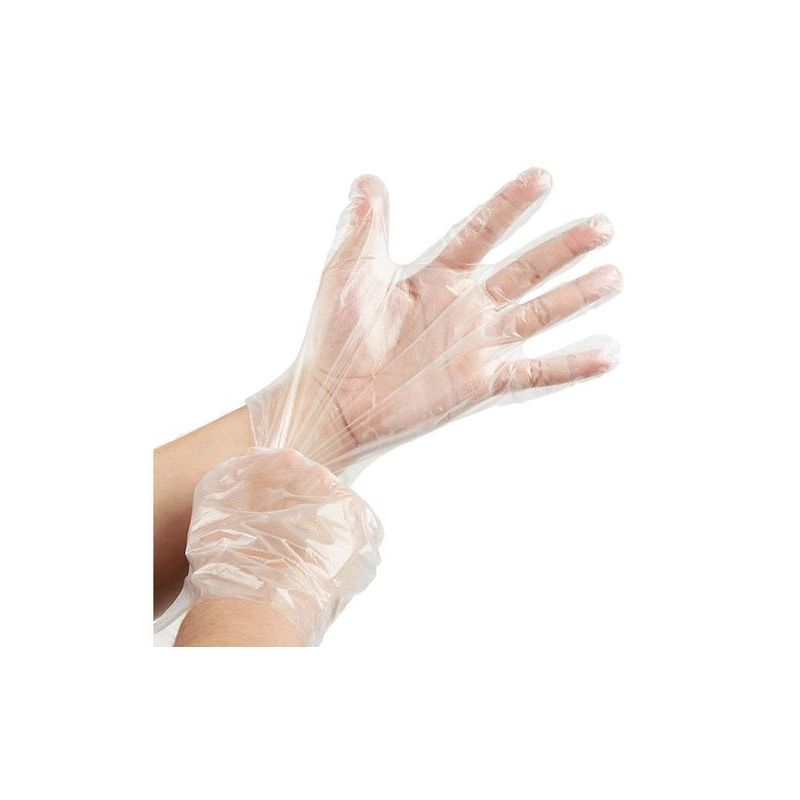 GUANTE DESECHABLE L09 SUALPE PLASTICO PE TRA 303 100 PZ