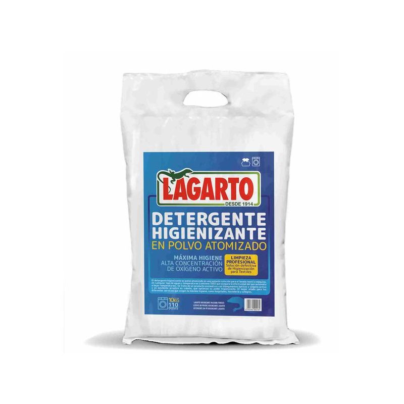 DETERGENTE HIGIENIZANTE POLVO LAGARTO 331185 10 KG
