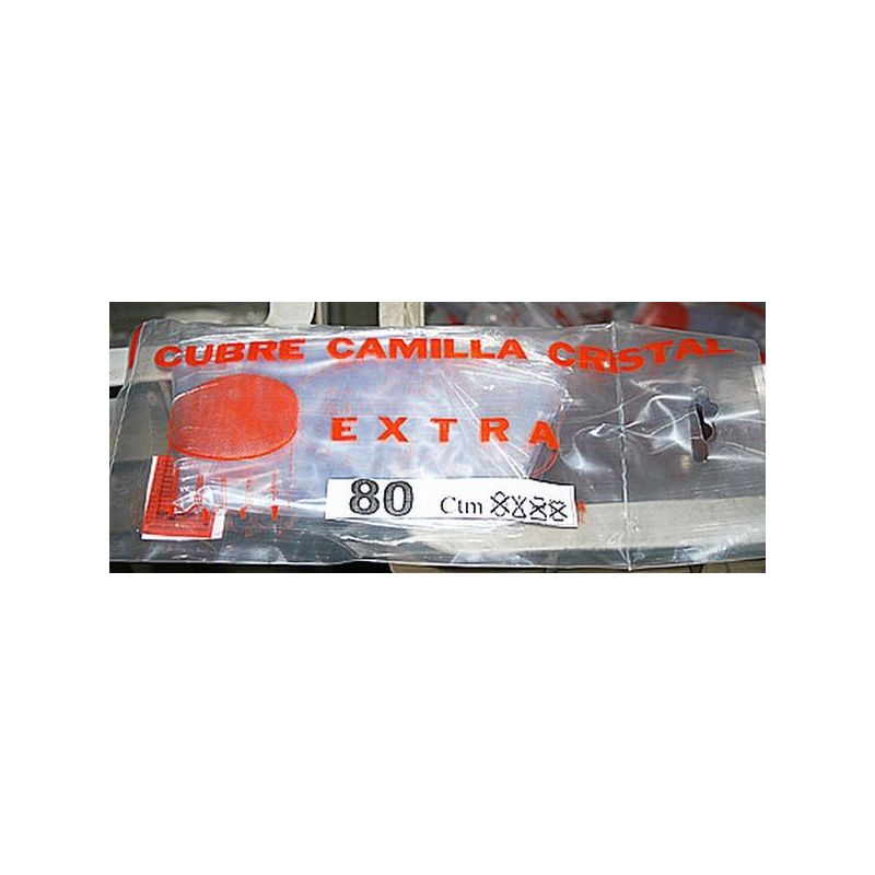CUBRE CAMILLA MESA 100CM CRISTAL CON VIVO PL TEPLAS