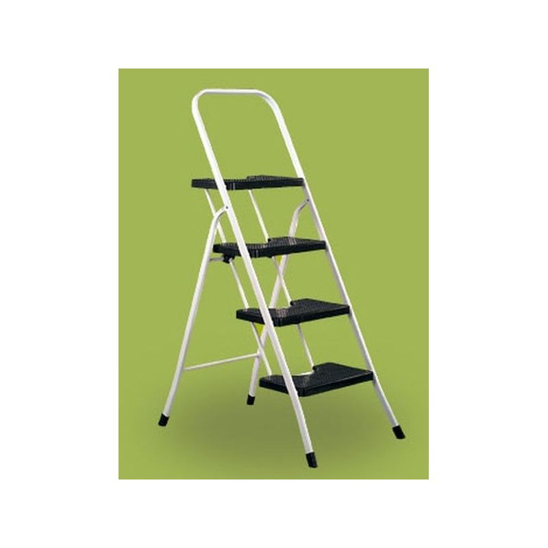 ESCALERA DOM TIJERA 0,89MT 4 PELDAÑOS B/BAJA ACERO BL VERVI