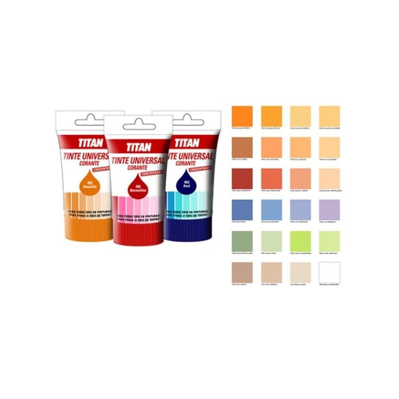 TINTE CONCENTRADO UNIV 50 ML OCRE 404 TITAN