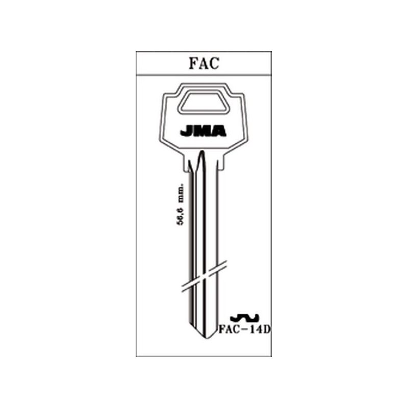 LLAVE CILINDRO EN BRUTO JMA AC FAC-14D