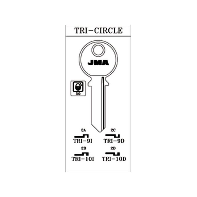 LLAVE CILINDRO EN BRUTO JMA AC TRI-10D