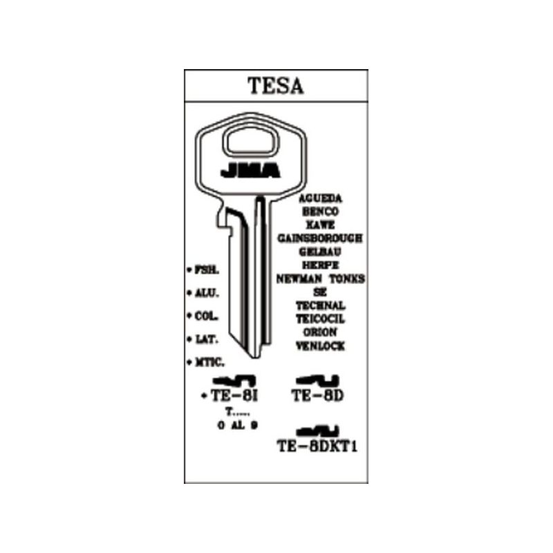 LLAVE CILINDRO EN BRUTO JMA ALU VER TE-8I VERDE