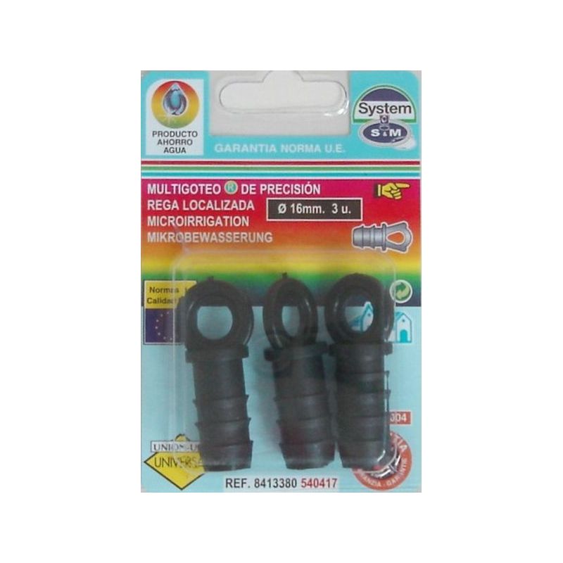 TAPON RIEGO S&amp;M GOTEO S&amp;M PP FINAL 540417 3 PZ